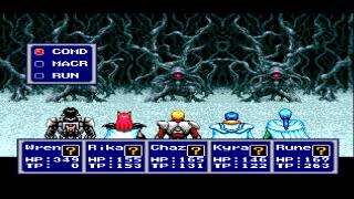 Screenshot Thumbnail / Media File 1 for Phantasy Star IV (USA) [Bug Fix by Sixfortyfive v1.0] (Level 99 Fix)